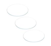 sourcing map 3uds Reloj Vidrio Cristal Lente, 27mm Diámetro 1,1mm Borde Grosor Doble Cúpula Redondo Transparente Reloj Cristal Reemplazo Piezas para Relojero Reloj Cristal Lente Reemplazo