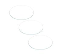 sourcing map 3uds Reloj Vidrio Cristal Lente, 29mm Diámetro 1,1mm Borde Grosor Doble Cúpula Redondo Transparente Reloj Cristal Reemplazo Piezas para Relojero Reloj Cristal Lente Reemplazo