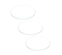 sourcing map 3uds Reloj Vidrio Cristal Lente, 30mm Diámetro 1,1mm Borde Grosor Doble Cúpula Redondo Transparente Reloj Cristal Reemplazo Piezas para Relojero Reloj Cristal Lente Reemplazo