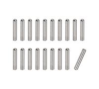 sourcing map 3x10mm Espiga Pasadores, 50uds 304 Inoxidable Acero Redonda Cabeza Plana Chaflanado Extremo Espiga Pasador Madera Litera Cama Estante Picas Soporte Estantes Sujeción Elementos