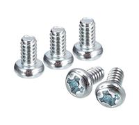 sourcing map #4-40x3/16" Plato Cabeza Phillips Machine Tornillos, 25 Uds Zinc Chapado Carbono Acero Tornillos Cabeza Cruzada Pernos Totalmente Roscados