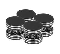 sourcing map 4 almohadillas de aislamiento de subwoofer, 45 x 40 mm, almohadillas de aislamiento de altavoces, patas de altavoz, tocadiscos de audio, monitor de estudio, almohadilla de aislamiento