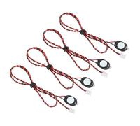 sourcing map 4 altavoces individuales de 1 W y 8 ohmios, de rango completo, portátil, para máquina de publicidad, con conector de cable de terminal PH2.54 mm, interfaz de separación para dispositivos