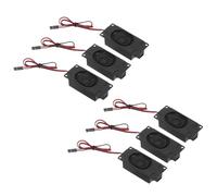 sourcing map 4 altavoces individuales de 3 W, 8 ohmios, rango completo, portátil, portátil, para máquina de publicidad, con interfaz de conector de cable de terminal de 2,54 mm preconectada para