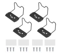 sourcing map 4 barras de retención de colchón, 5.5 x 5.1 x 3.9 pulgadas, tapón deslizante antideslizante, de metal, más grueso, bonito soporte de colchón para evitar deslizamientos con tornillos y