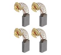sourcing map 4 cepillos de carbón de 16 mm x 10 mm x 5 mm, cepillo de amoladora 303# para motor eléctrico, pieza de repuesto para máquina de corte, cepillos pulidores, para reparación de herramientas