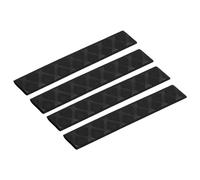 sourcing map 4 cintas de 18 mm de diámetro para baquetas, agarre termorretráctil antideslizante para percusión de tambor, color negro