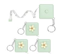 sourcing map 4 cintas métricas suaves de 60 pulgadas, doble escala, retráctil, mini cinta métrica de dibujos animados, bonita cinta métrica para costura, manualidades, tela, sastrería, pérdida de peso