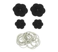sourcing map 4 clips de cincha para vestido de mujer, clip oculto para cintura, pinzas ocultas para ropa, vestidos, camisas, blusas, bufandas, color negro