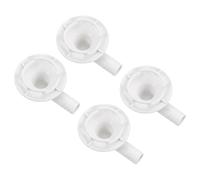 sourcing map 4 conectores de manguera de drenaje de aire acondicionado con anillo de goma para unidades mini divididas y unidad de CA de ventana, 40 mm, color blanco