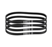 sourcing map 4 correas acanaladas en V 230J6 PJ con 6 varillas de 58,4 cm de largo x 1,4 cm de ancho x 0,4 cm de alto, cinturón de goma EPDM en V, cinturón micro V de cuña múltiple