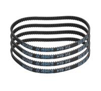 sourcing map 4 correas dentadas de goma HTD-3M de 104 dientes, paso de 312 mm de largo x 6 mm de ancho x 2,4 mm de alto, correa dentada de polea de bucle cerrado