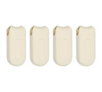 sourcing map 4 cuerdas de peso para persianas, 78 mm, colgantes de plástico para persianas enrollables verticales, color beige