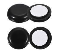 sourcing map 4 deslizadores de plástico para muebles, 0.75 pulgadas, autoadhesivos, redondos, protectores para patas de muebles, sillas de mesa, tazas de pie, deslizadores reutilizables para moquetas