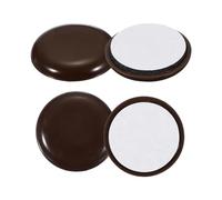 sourcing map 4 deslizadores de plástico para muebles de 1.38 pulgadas, protectores redondos autoadhesivos para patas de muebles, sillas de mesa, tazas de pie, deslizadores reutilizables para moquetas