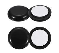 sourcing map 4 deslizadores de plástico para muebles, protectores redondos autoadhesivos para patas de muebles, sillas de mesa, tazas de pie, deslizadores de muebles reutilizables para alfombras