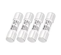 sourcing map 4 fusibles de cartucho de cerámica de 1000 V 25 A, fusible de retardo de tiempo de soplado rápido de 10 x 38 mm para sistemas solares fotovoltaicos, placa de circuito inversor de