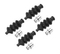 sourcing map 4 juegos de varillas de empuje impermeables de 32 mm con soporte de aluminio para barco eléctrico sin escobillas