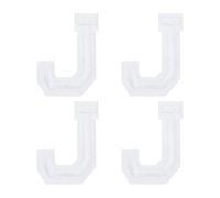 sourcing map 4 parches de letras J para planchar, parches bordados del alfabeto blanco de 1.9 pulgadas, proceso adhesivo termofusible para ropa, mochila, jeans