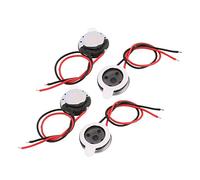 sourcing map 4 pcs Altavoz Integrado de 1W 8 Ohm 1000Hz para Ordenadores de 10mm de diámetro