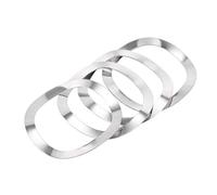 sourcing map 4 piezas 31 mm x 39 mm x 0,4 mm arandela de resorte de onda de acero inoxidable 304 para tornillo de tornillo