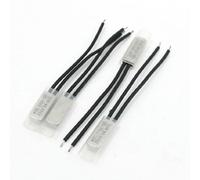 sourcing map 4 Piezas Bimetal Temperatura Interruptor Termostato 60 Grados Celsius NC KSD9700