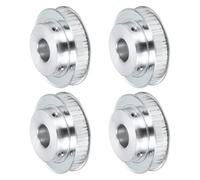 sourcing map 4 poleas de correa dentada de aluminio XL40 dientes de 19 mm de diámetro para correas de 10 mm de ancho, impresoras 3D, máquinas CNC, industria, 4 unidades