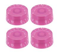 sourcing map 4 pomos de guitarra eléctrica, color morado, control de volumen, control de tono de volumen de 1 x 0.43 pulgadas, tapas de repuesto para piezas de guitarra eléctrica (palabra morada y