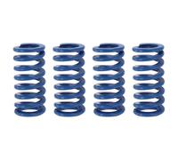 sourcing map 4 resortes de compresión azules, diámetro exterior de 3/4 pulgadas, 1-1/2 pulgadas de longitud, muelles de compresión para impresora 3D de carga ligera para accesorios de impresora de