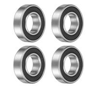 sourcing map 4 rodamientos de bolas 16329-2RS no estándar de 16 mm de diámetro interior x 32 mm de diámetro exterior x 9 mm de grosor, rodamientos dobles de acero cromado sellados de goma para