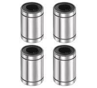 sourcing map 4 rodamientos lineales LM13UU de bolas de 13 mm de diámetro, diámetro exterior de 23 mm, 32 mm de longitud, rodamiento de movimiento lineal de doble cara para impresoras 3D CNC, ABEC3