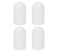 sourcing map 4 tapas difusoras de linterna, 17,5 mm de diámetro interior x 35 mm de altura, tapas de silicona flexibles, cubiertas protectoras de rosca para antorcha de 18 a 20 mm, luces LED, pernos