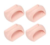 sourcing map 4 tiradores autoadhesivos, fáciles de instalar, modernos tiradores de gabinete para el hogar, cocina, baño, armarios, armarios, ventanas, cajones, color rosa