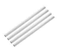 sourcing map 4 varillas de movimiento lineal de 8 mm x 180 mm (0.31 x 7.09 pulgadas) HRC50 endurecido chapado en cromo guía redonda para impresora 3D, bricolaje, CNC métrico