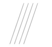 sourcing map 4 varillas redondas de acero de 2,3 mm de diámetro, HSS barra de torno herramienta de 150 mm de largo para taladradora de engranajes de eje, taladradora, máquina de torneado, eje