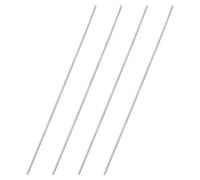 sourcing map 4 varillas totalmente roscadas, M2 x 0,4 mm, paso 304 de acero inoxidable 304 para mano derecha, tornillos roscados de 180 mm/7 pulgadas, sujetadores para anclajes, pernos, perchas