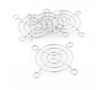 sourcing map 4 x Ventilador Protector de PC Cable de Metal Dedo Parrilla de 50x50mm DC CPU