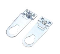 sourcing map 40 mm x 15 mm marco de fotos de metal soportes colgantes ganchos perchas 20 piezas