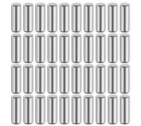 sourcing map 40 pasadores cilíndricos de acero inoxidable 316L de 5 mm x 14 mm, soporte de estante, clavija de soporte de estante, elementos de sujeción de metal, clavijas de estante de metal, tono