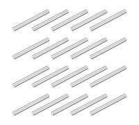 sourcing map 40 pasadores de acero inoxidable 304 M4 x 40 mm, cilíndrico para soporte de estante, pasador paralelo para fabricación mecánica, industria, instalación de muebles, color plateado