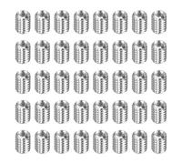 sourcing map 40 piezas de insertos de reparación de roscas M6 x 1 macho a M4 x 0,7 rosca hembra, 8 mm de largo, tuercas reductoras de acero inoxidable métricas autorroscantes, reductor roscado