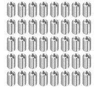 sourcing map 40 piezas de insertos de reparación de roscas M6 x 1 macho a M4 x 0,7 rosca hembra de 10 mm de largo, tuercas reductoras de acero inoxidable métricas autorroscantes, reductor roscado