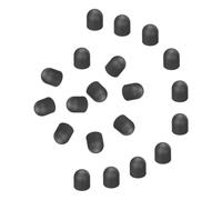 sourcing map 40 puntas de repuesto para lápiz capacitivo de 6,5 mm, de goma de silicona, color negro