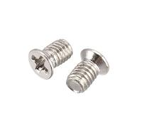 sourcing map 400 Unidades Tornillo de Disco Duro HDD de 2, 5 Pulgadas | con Cabeza Phillips Avellanada M3x4, 8 mm