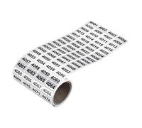 sourcing map 4001 a 5000 etiquetas adhesivas de números consecutivos, etiquetas de inventario, números negros para clasificación de numeración de almacén de oficina