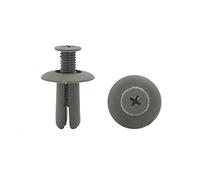 sourcing map 40Pcs Gris 19mm Remache Tornillo de Expansión de Parachoques Vehículo 8mm