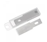 sourcing map 43,5x11,6mm Artesanal Cuchillo Hojas Alta Velocidad Acero Aficionado Hojas Juego 10