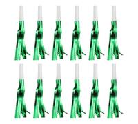 sourcing map 48 piezas de fabricantes de ruido con flecos, sopladores de fiesta metálicos para eventos deportivos, fiestas de cumpleaños, ceremonias de graduación, Navidad, Año Nuevo, decoraciones de