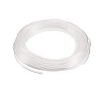 sourcing map 4mm X 2,5mm Manguera de Pu de 2,5 Metros Tubo Neumática de Aire Del Compresor de Aire Transparente