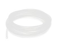 sourcing map 4mm x 6mm de vacío tubo de silicona de grado alimenticio cerveza agua del tubo de la manguera de la bomba de aire de 4 metros